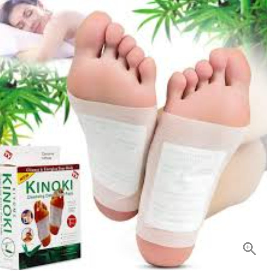 🌿 KINOKI PARCHE DESINTOXICANTE PARA PIES 🌿